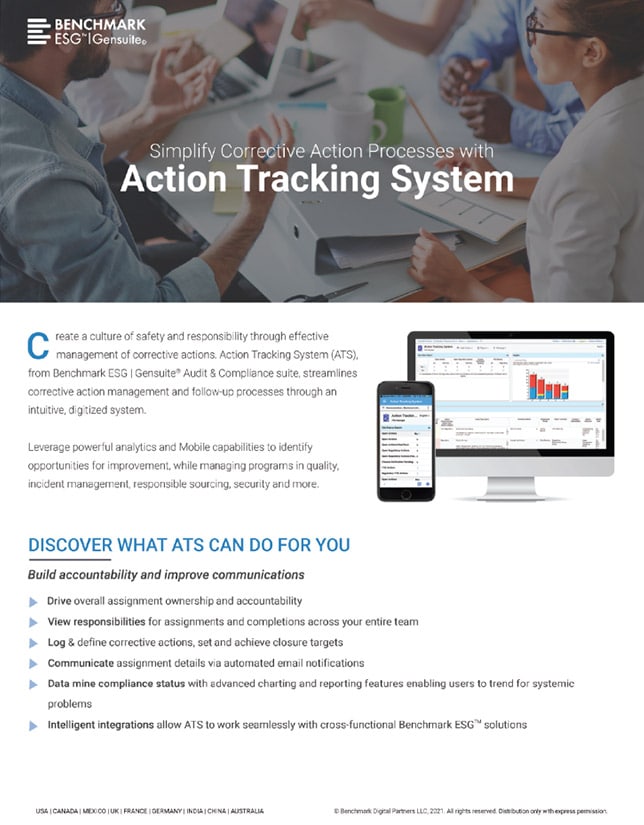 Action Tracking System Product Brief