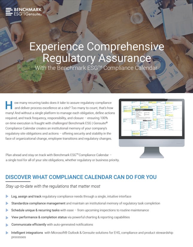 Experience Comprehensive Regulatory Assurance Product Brief
