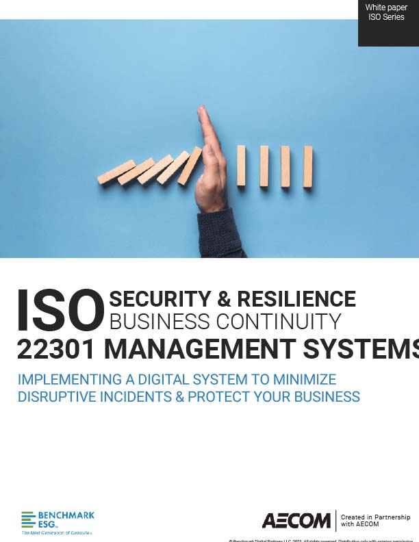 Security & Resilience Business Continuity Management Systems