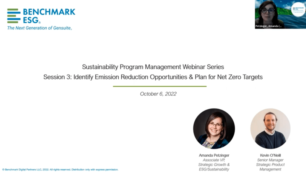 webinar thumbnail [Identify Emission Reduction Sustainability Opportunities & Plan for Net Zero Targets]