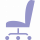 Purple Transparent Ergo Facilitator Icon