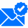 Blue Transparent Quality Concern Reporting Icon