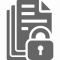 Grey Transparent Security Concern Reporting Icon